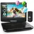 Denver MT-1097 Tragbarer DVD-Player 25.4 cm 10 Zoll EEK: C (A - G) Akkubetrieb, inkl. 12 V Kfz-Anschlusskabel Schwarz