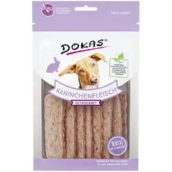 DOKAS 70 Gramm Hundesnacks Kaninchenfleisch getrocknet 12 x 70 Gramm