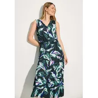 Cecil Druckkleid mit V-Ausschnitt und floralem Print grün XL (44)