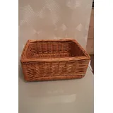 Aufbewahrngskörbe Weide Aufbewahrungsbox Schrankkörbe Regalkörbe Schrankkorb (32x25cm)