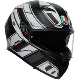 AGV K3 Rivia Matt-Schwarz / Weiss XXL