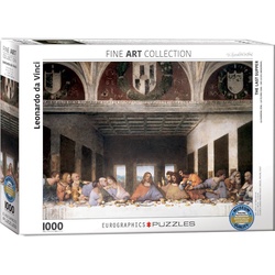 EUROGRAPHICS Puzzle Leonardo Da Vinci Das Letzte Abendmahl, 1000 Puzzleteile bunt