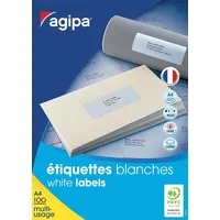 Agipa Universal-Etiketten, 210 x 297 mm, weiß, rechteckig