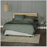 IRISETTE Bettwäsche Koala 8544 200x200 cm + 2x 80x80 cm | grün