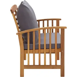 vidaXL Gartenbank 119 x 65 x 83 cm Grau