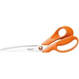 Fiskars Schneiderschere, Länge: 27 cm, Rostfreie Stahl-Klinge/Kunststoff-Griffe, Orange, Classic, 1005145