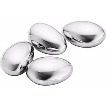 Georg Jensen Sky Eiswürfel 4er-Set, Edelstahl,