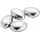 Georg Jensen Sky Eiswürfel 4er-Set, Edelstahl,