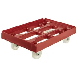 PLASTOREX Keeeper - Plattform mit Rollen für Boxen, max. 300kg in Rot, Kollektion Rolf