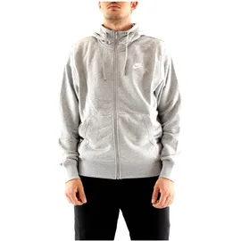 Nike Sportswear Club French Terry Kapuzenjacke dark grey heather/matte silver L