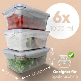 classbach Frischhaltedose transparent 6 x 1 l