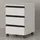 KADIMA DESIGN Stuttgart Rollcontainer 40x63x50 cm beige