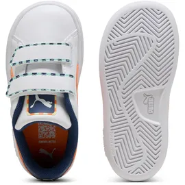 Puma Smash 3.0 Playdate V INF Sneaker Orange/Weiß 21