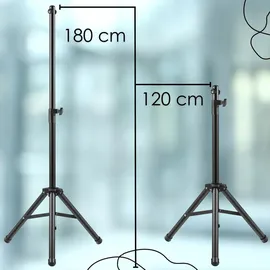 Echos Universalständer für Heizstrahler | Ständer für Heizstrahler | Mobiler Ständer | Dreibeinständer | Tripod Ständer | Teleskop Dreibein ...