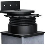 Karle & Rubner Terrassenlager Flex 91 x 91 mm schwarz