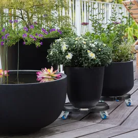 Relaxdays Pflanzenroller Ø 40 - 57,5 cm 200 kg