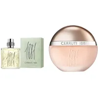 Cerruti 1881, für Ihn, Eau de Toilette, Spray, Aftershave; 100 ml & 1881 Femme, Eau de Toilette, Spray, für Sie, ein originaler, zarter Duft von einem zugelassenen Fachhändler, 100 ml (1er Pack)