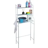 Wellhome Waschmaschinen-Regal 65 x 25 x 155 cm Weiß