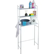 Wellhome Waschmaschinen-Regal 65 x 25 x 155 cm Weiß