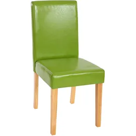 MCW Esszimmerstuhl Littau Kunstleder grün 2er Set