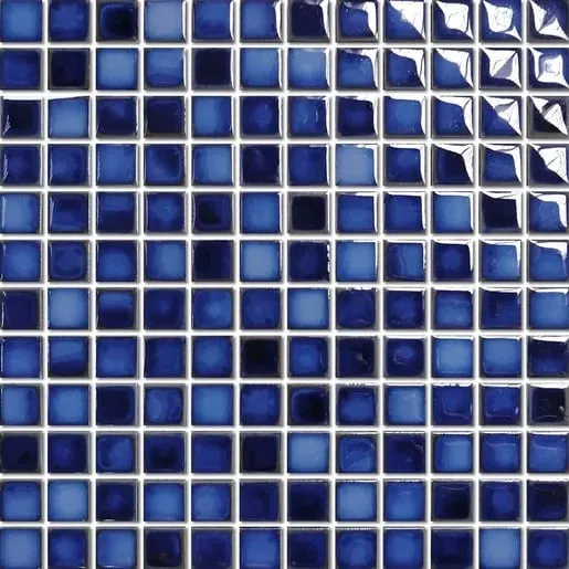 Keramikmosaik Premium Mosaik tiefblau 30x30 cm glänzend MOSBH23DBLL