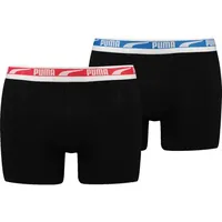 Puma Herren Boxer Unterwäsche, Schwarz, XL (2er Pack)