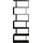Hti-Living Thekla Raumteiler 70 x 23,5 x 189 cm Schwarz