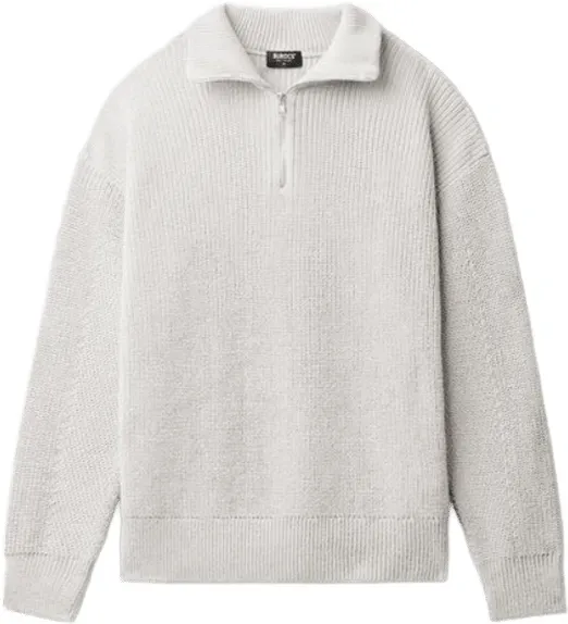 Burocs Half-Zip Sweatshirt Beige