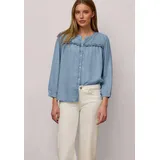 street one studio Jeansbluse blau 46