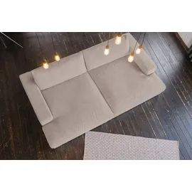 KAWOLA Big Sofa Madeline Cord taupe