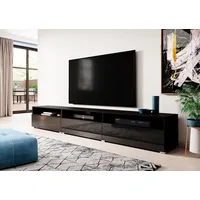 Helvetia Lowboard »Athens«, Breite ca. 270 cm, schwarz