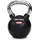 Sport-Thieme Kettlebell Gummiert mit gerändeltem Chrom-Griff 20 kg schwarz