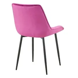 CLP 2er Set Esszimmerstuhl Wallace Samt lila