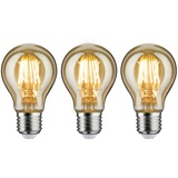 Paulmann Filament LED Birne E27 6.5W/825 gold, 3er-Pack (050.74)