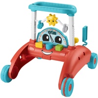 Fisher-Price 2-Seiten Auto-Lauflernwagen, mitwachsendes interaktives Spiel-Center mit über 50 Liedern,Deutsche Edition, Babyspielzeug für Kinder ab 6 Monaten, HJP50