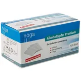 HÖGA Höga-Pharm Alkoholtupfer Premium, zur äußeren Anwendung, reißfest, gebrauchsfertig, 2 lagig, 1er Pack (1 x 100 Stück)