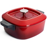 WOLL Iron Kasserolle 24 x 24 cm rot