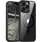 JT Berlin Pankow Hybrid MagSafe Backcover Apple iPhone 15 Pro Schwarz, Transparent MagSafe kompatibe