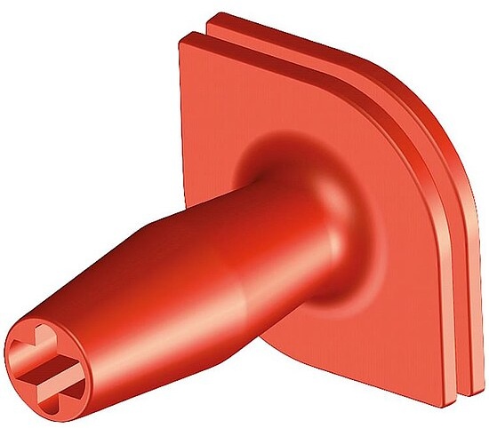 GEDORE Handschutz-Griff aus PVC für Meißel ab 250 mm, rot - 108 UNI