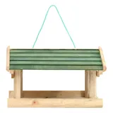 vidaXL Vogelfutterhaus Massivholz 35x29,5x21 cm