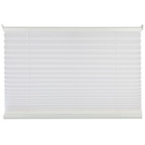 MYDECO Plissee 110 x 130 cm weiß - inklusive Befestigungsmaterial - Klemmfix