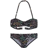 S.Oliver Bandeau-Bikini für Kinder, bunt 10-11J
