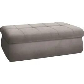 DOMO collection Hocker NMoric mit Stauraumfach 136 x 43 x 64 cm Grau