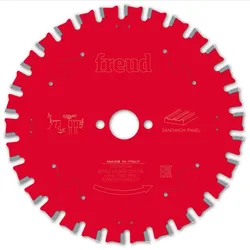 Freud Kreissägeblatt für Sandwichplatten 165x2,0/1,6x20mm 30 Zähne FR07X001H