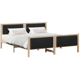 vidaXL 180 x 200 cm Braun/Schwarz