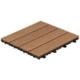 Home Deluxe WPC Bavaro teak 30 x 30 x 2,2 cm 9 St.
