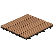 Home Deluxe WPC Bavaro teak 30 x 30 x 2,2 cm 9 St.