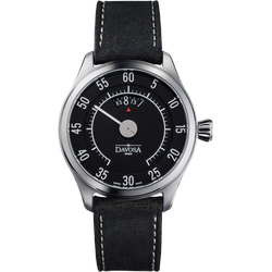 Davosa Pilot Newton Speedometer Automatic 161.587.55 - schwarz,weiße Ziernaht - 44mm