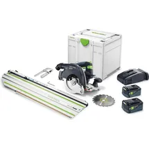 Festool HKC 55 5,0 EBI-Set-FSK 420 Akku-Handkreissäge 18 V, 3,6 kg, petrol