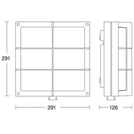 Steinel 053031 Sensor-LED-Außenleuchte 8.5 W, 576 lm, IP44
